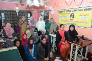 Trainees-and-Trainer-of-Cutting-and-Tailoring-Centre-at-Allouchi-bagh-started-by-CHINAR-Kashmir
