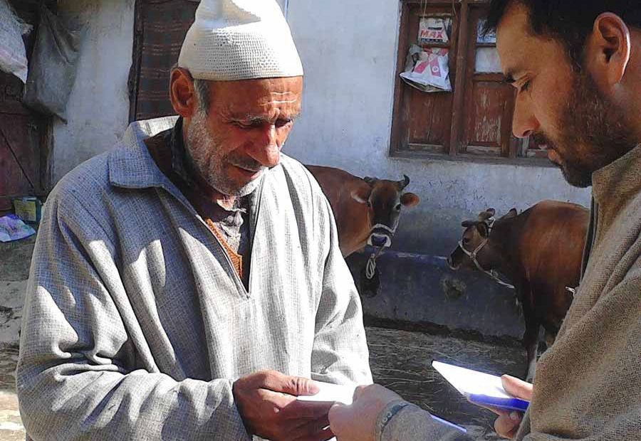 DISTRIBUTION OF COWS AFTER FLOOD SEP-2014 AS PART OF LIVELIHOOD REVIVAL PLAN