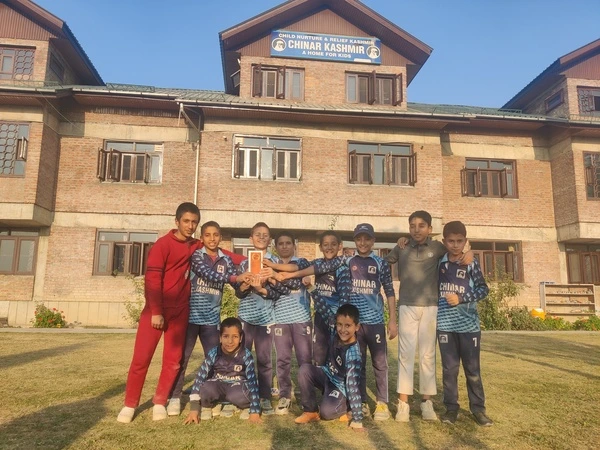 Chinar Kashmir Home Sports Day 2024 - Boys with Trophies