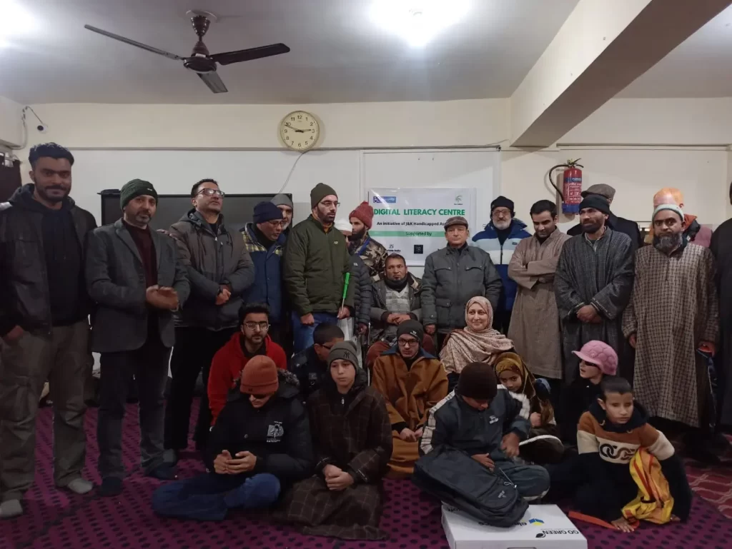 Digital Literacy Program for Visually Impaired Children at CHINAR Kashmir's Home