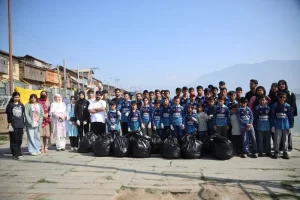 CK Home Students Join Cleanliness Drive at Dal Lake