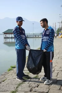 CK Home Students Join Cleanliness Drive at Dal Lake