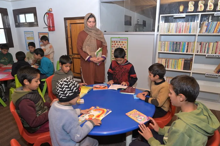 Library Inauguration at CHINAR Home